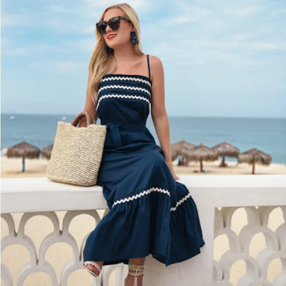 Ric Rac Maxi Dress - Picture 5 of 6